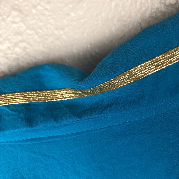 Vintage 80s Teddi Blue, Purple, Green Celestial Sun & Stars Pullover Top - Picture 7 of 9